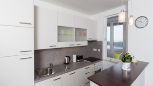 アパートメント (One Bedroom Apartment with Sea View a) | 専用キッチン