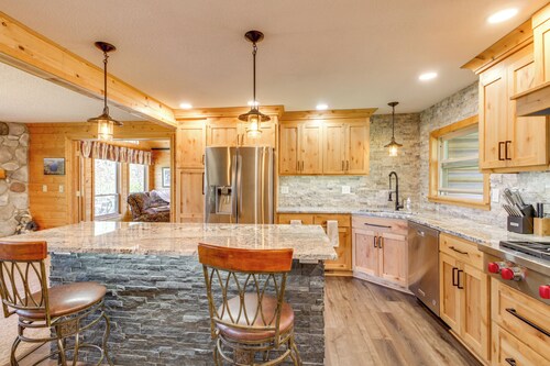 Private Lakefront Emily Home w/ Yard & Fire Pit!