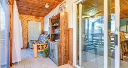 Lake Home w/ Dock + Fire Pit: Steps to Sandy Beach