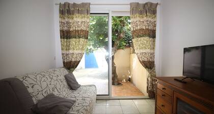 House for 6 at 100m from the beach