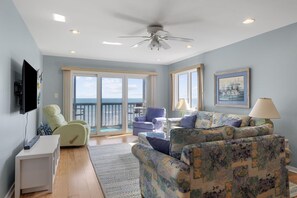 Condo, 2 Bedrooms | Living area | Smart TV, streaming services - Breakers C32 2 Bedroom Condo by RedAwning (Pine Knoll Shores)