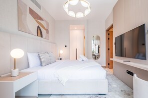 1 室のベッドルーム、セーフティボックス (室内)、アイロン / アイロン台、WiFi (無料)