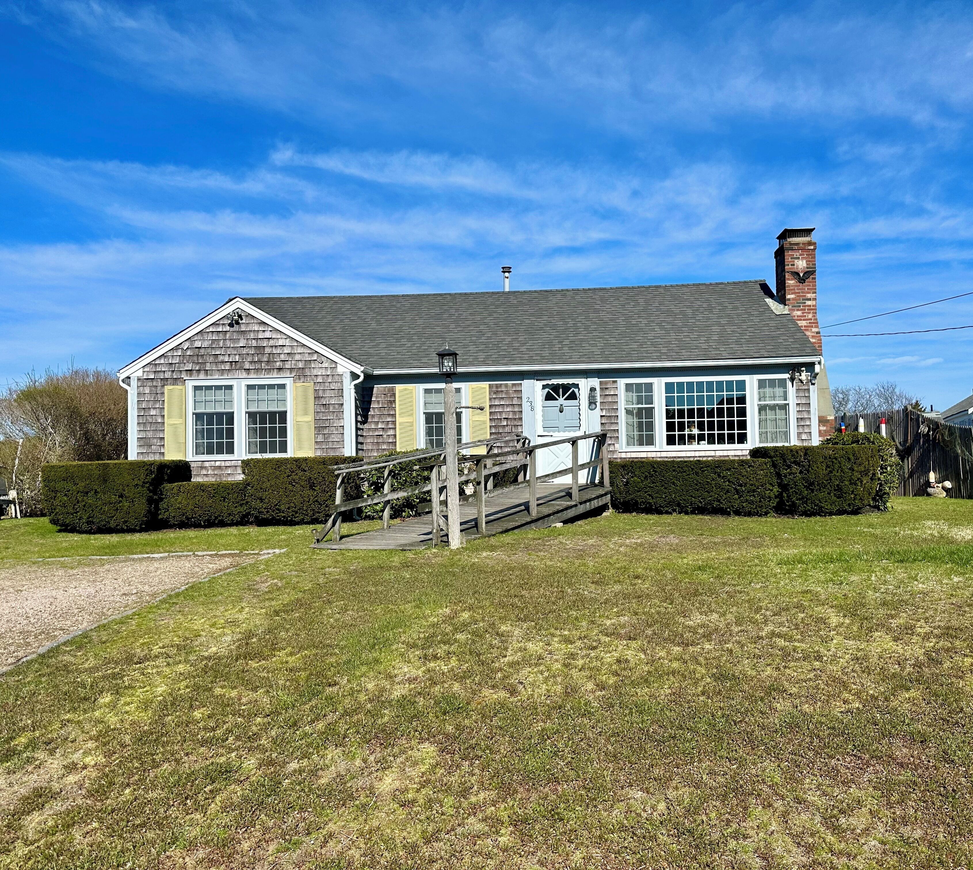 WATER VIEW HOME W/ CENTAL A/C.  ONLY STEPS TO WEST DENNIS BEACH