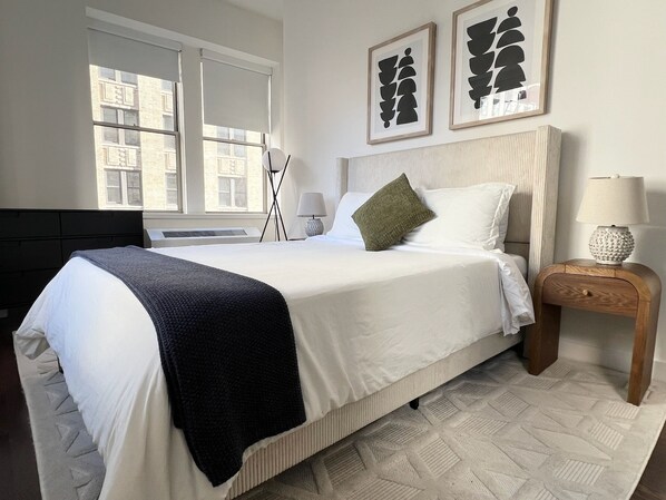 1 bedroom, WiFi, bed sheets - Luxe FiDi Studio (New York)