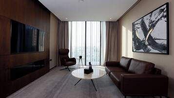 Suite – executive | Sengetøy i egyptisk bomull, sengetøy av topp kvalitet og minibar