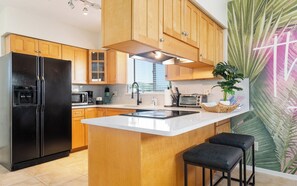 Fridge, microwave, oven, stovetop - Steps to Beach | Private Balconies | Relax Here (Jacksonville Beach)