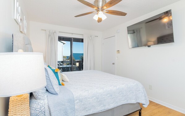 2 bedrooms, iron/ironing board, WiFi, bed sheets - Steps to Beach | Private Balconies | Relax Here (Jacksonville Beach)