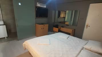 Family Double or Twin Room, Balcony, City View | Iron/ironing board, free WiFi
