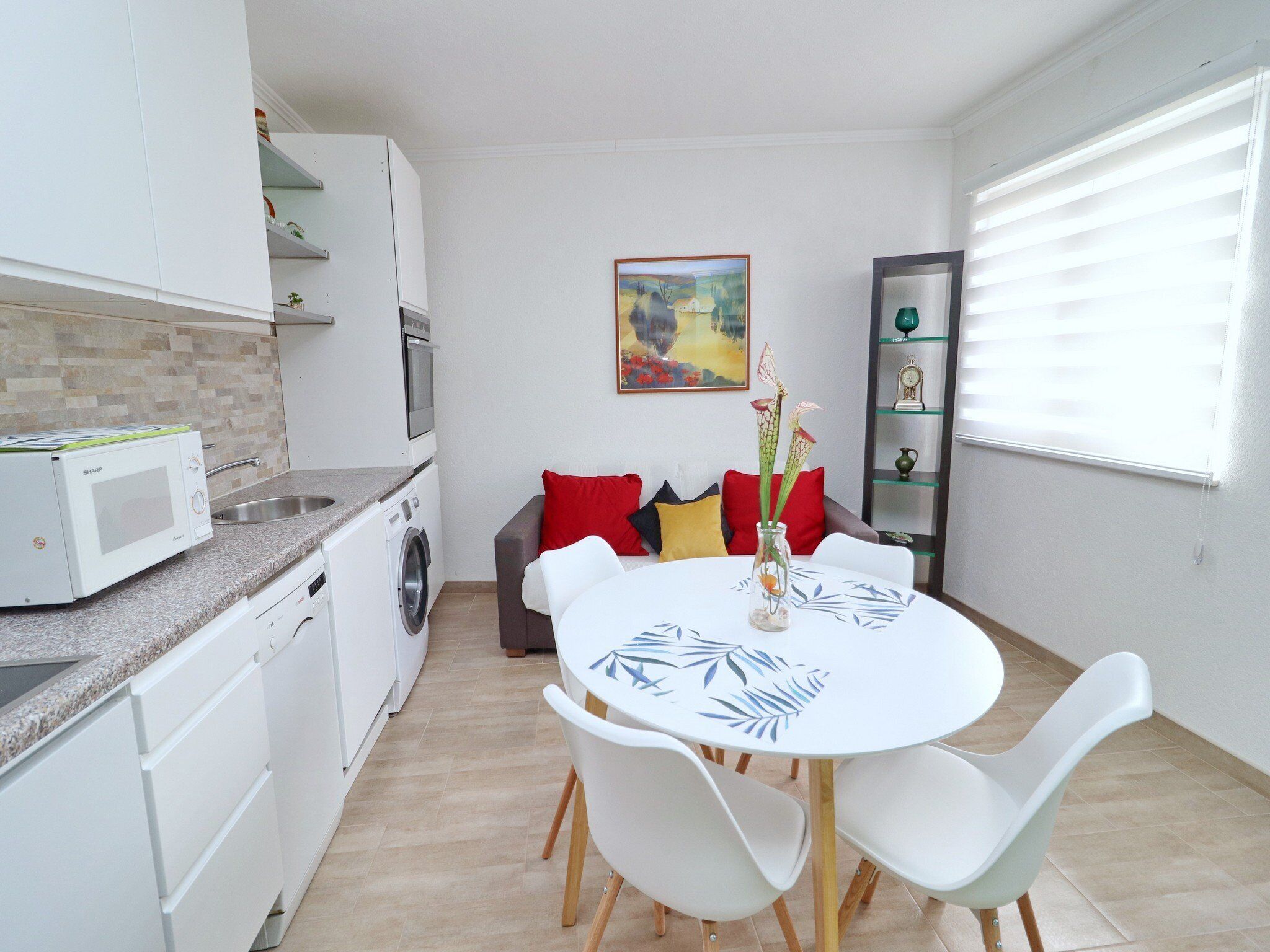 Departamento (Duplex One Bedroom Apartment with Bal) | Cocina privada | Refrigerador 