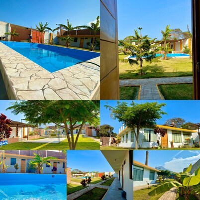 ¡casita de Campo con Piscina Rodeada de Restaurantes y Sitios Turísticos!