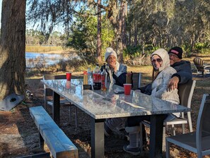 Opç ões para refeição ao ar livre