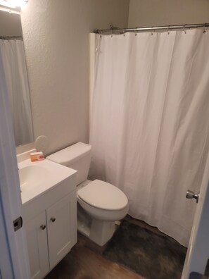 Shower, hair dryer, towels, soap - This house is seven minutes to the college world series games. (Council Bluffs)