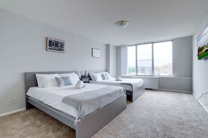 Business Apartment, 3 Bedrooms, City View | 3 bedrooms, premium bedding, blackout drapes, iron/ironing board - Exceptional Apartment  Crystal City (Arlington)