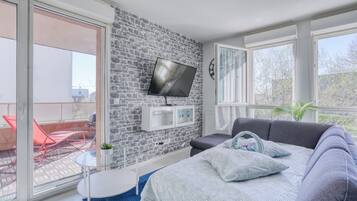 1 chambre, fer et planche Ă  repasser, lit parapluie, Wi-Fi gratuit