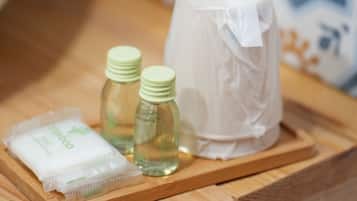 Ducha, secador de pelo, bidet, toallas