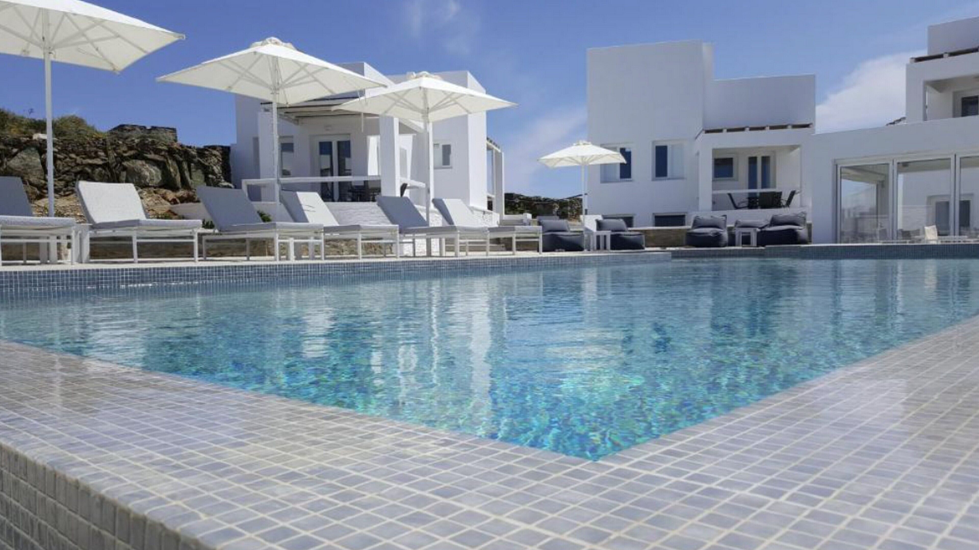Premium Folegandros Villa | Villa Jasdero | 2 Bedrooms | Private Furnished Terrace | Sea Views | Shared Outdoor Pool | Agios Andreas, Ano Meria