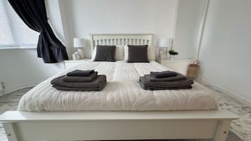 2 Schlafzimmer, BĂŒgeleisen/BĂŒgelbrett, Reisekinderbett, kostenloses WLAN