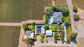 Exterior - Beautiful Valley Floor Home with Pool, Bocce and Pool House & Home Gym (St. Helena)