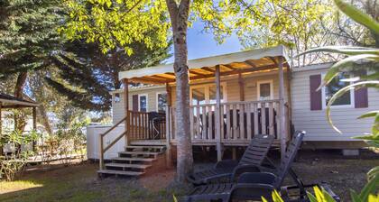 Mobilheim 'Mobilhome Camping Siblu Les Viviers' mit privater Terrasse und Klimaanlage