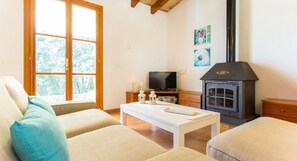 TV, fireplace, table tennis