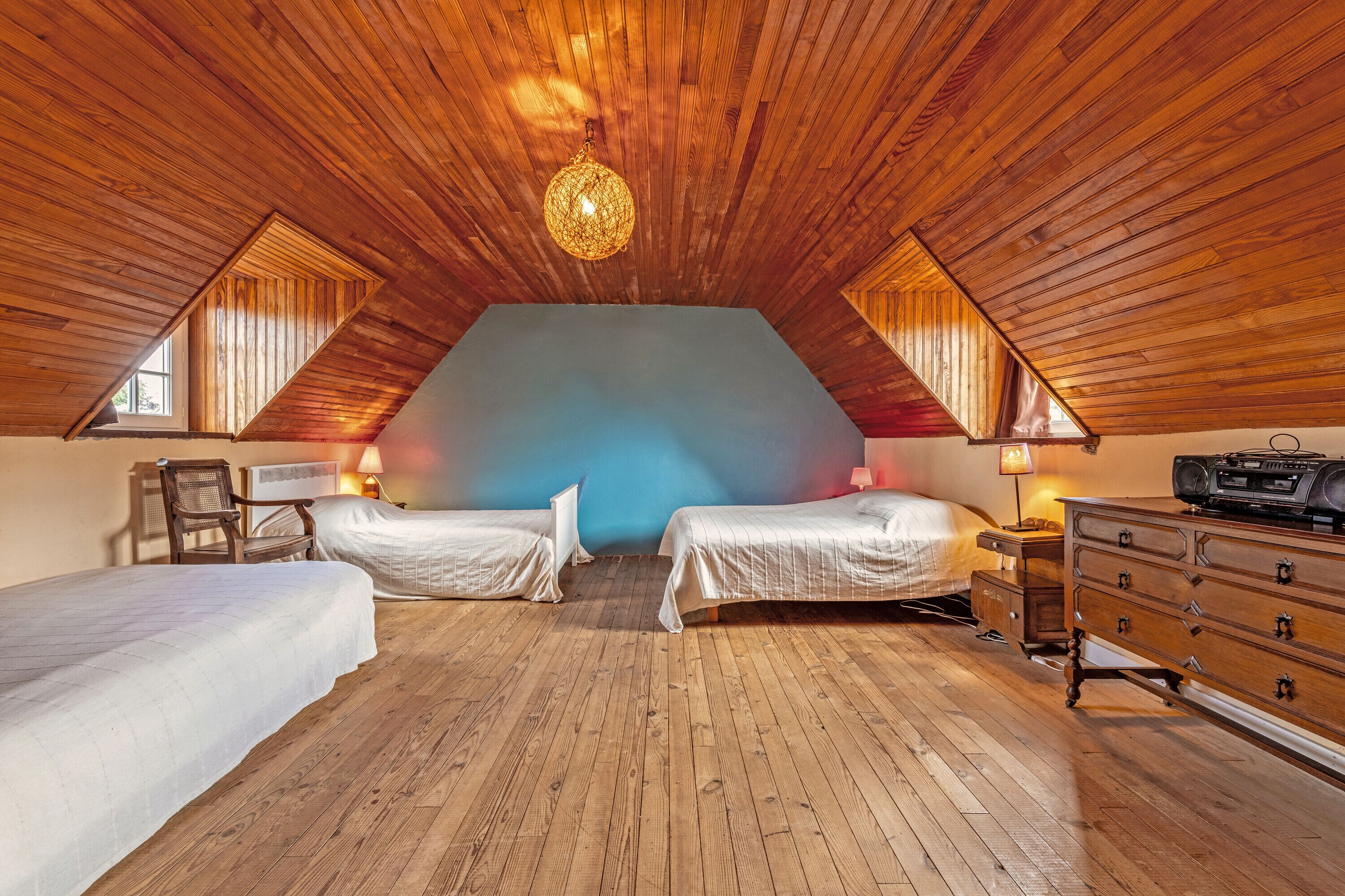 4 slaapkamers, beddengoed