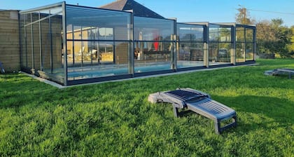 Maison de vacances 'Gßte Le Jardin D'Eden' avec piscine partagée, terrasse privée et Wi-Fi