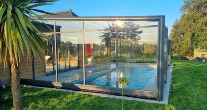 Maison de vacances 'Gîte Le Jardin D'Eden' avec piscine partagée, terrasse privée et Wi-Fi
