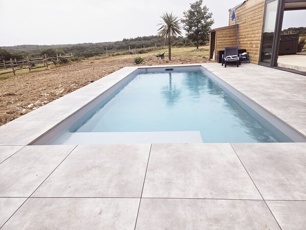 Indoor pool, a heated pool