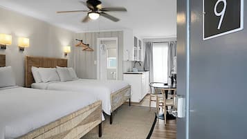 Habitación doble Deluxe, 2 camas Queen size, para no fumadores, se aceptan mascotas | 1 habitación, decoración personalizada, cortinas blackout y wifi gratis