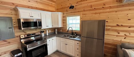 Microwave, oven, stovetop