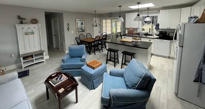 renovated cozy family cottage located in a gated family friendly community.