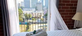 F8 FIAMENE Cozy Luxury Apto+Wifi+TV+Gym+Laundry @Guatemala City, zona 10