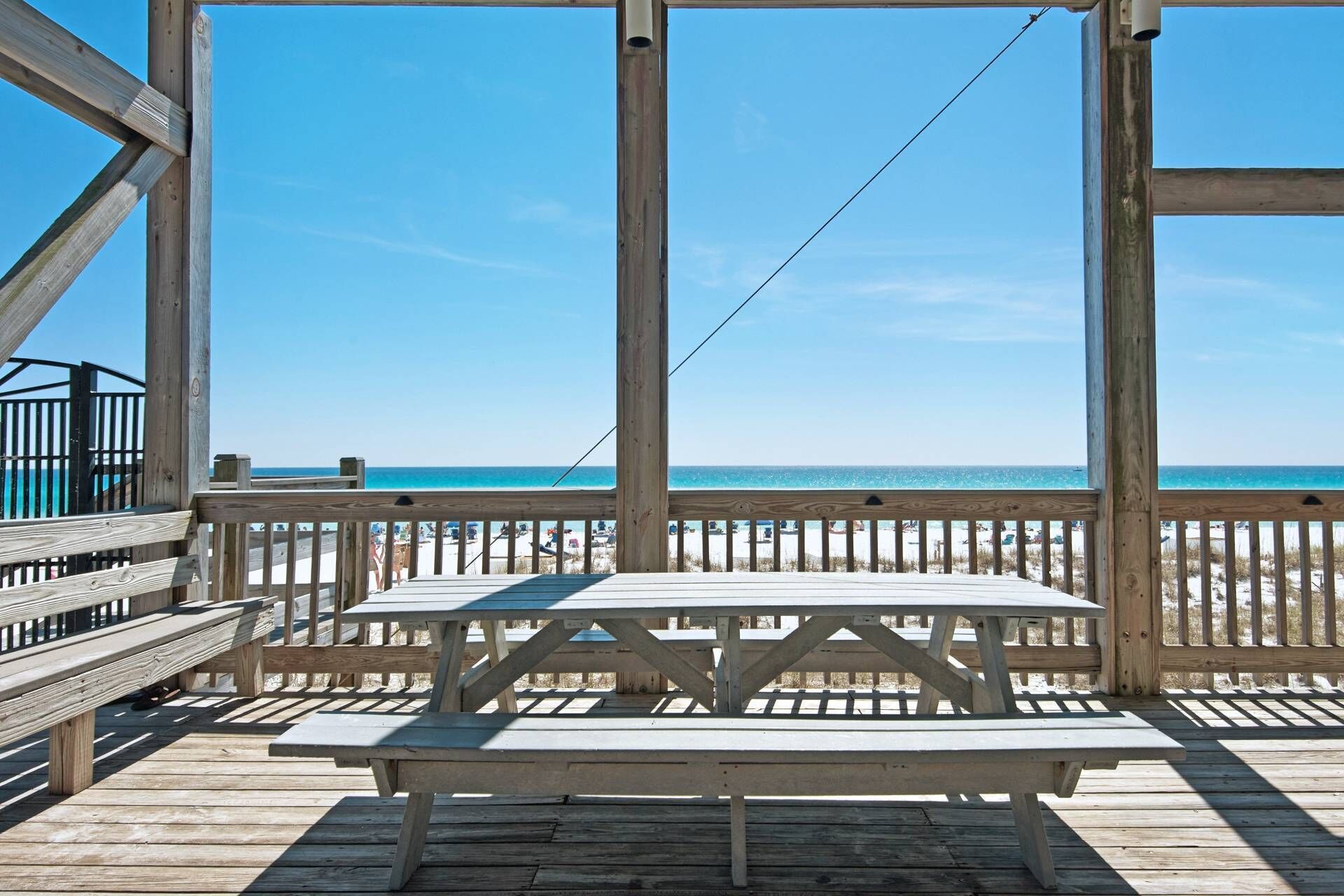 Emerald Shore Beach Pavilion ~ Enjoy the luxury of having Private Beach Restrooms, Showers & Picnic Tables