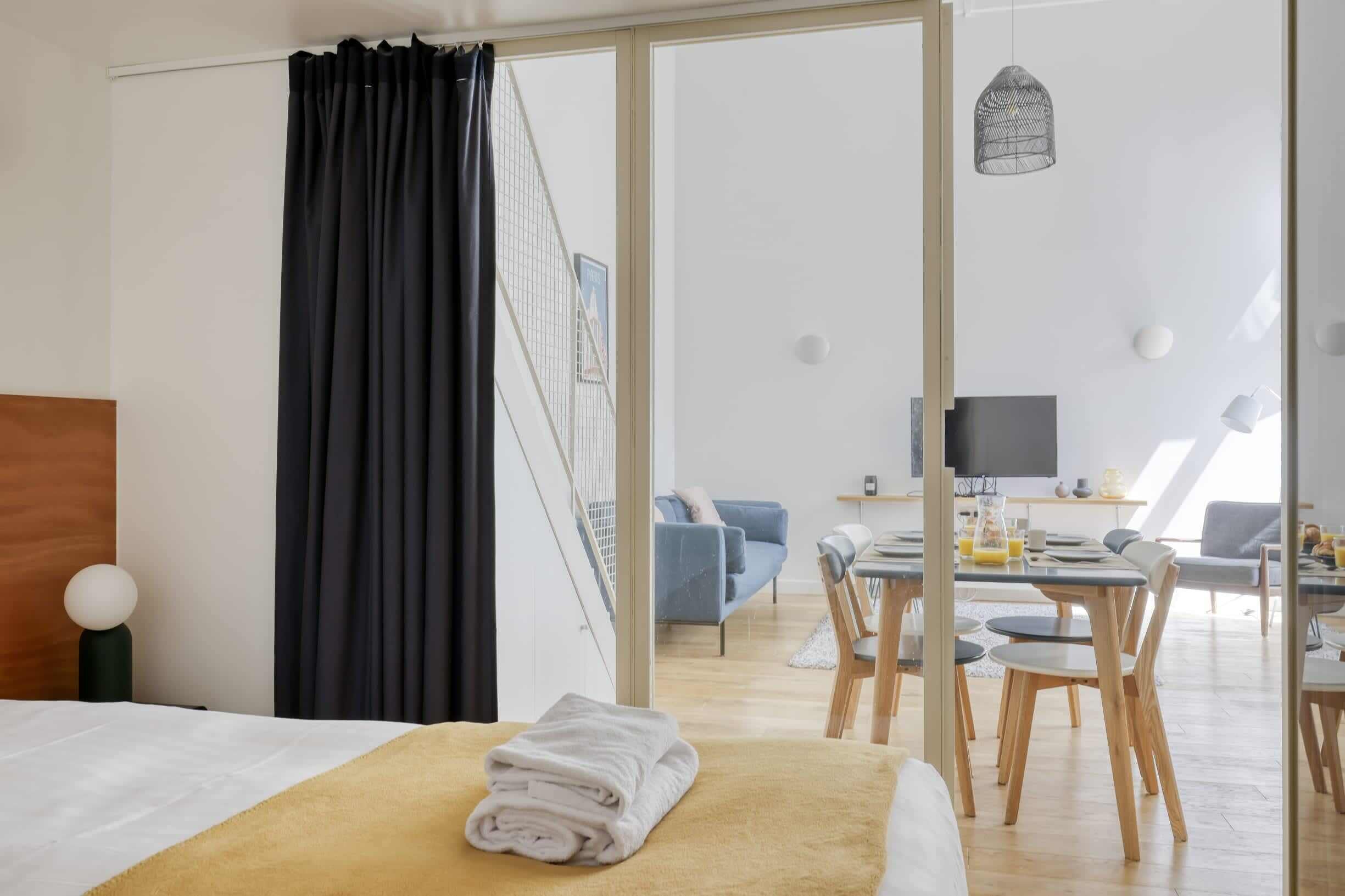 2 bedrooms, iron/ironing board, travel crib, WiFi