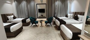 Premium bedding, individually decorated, individually furnished