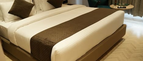 Literie de qualité supérieure, décoration personnalisée