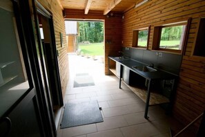 Glamping Cabins Basic | Ropa de cama hipoalergénica y camas con efecto memoria 