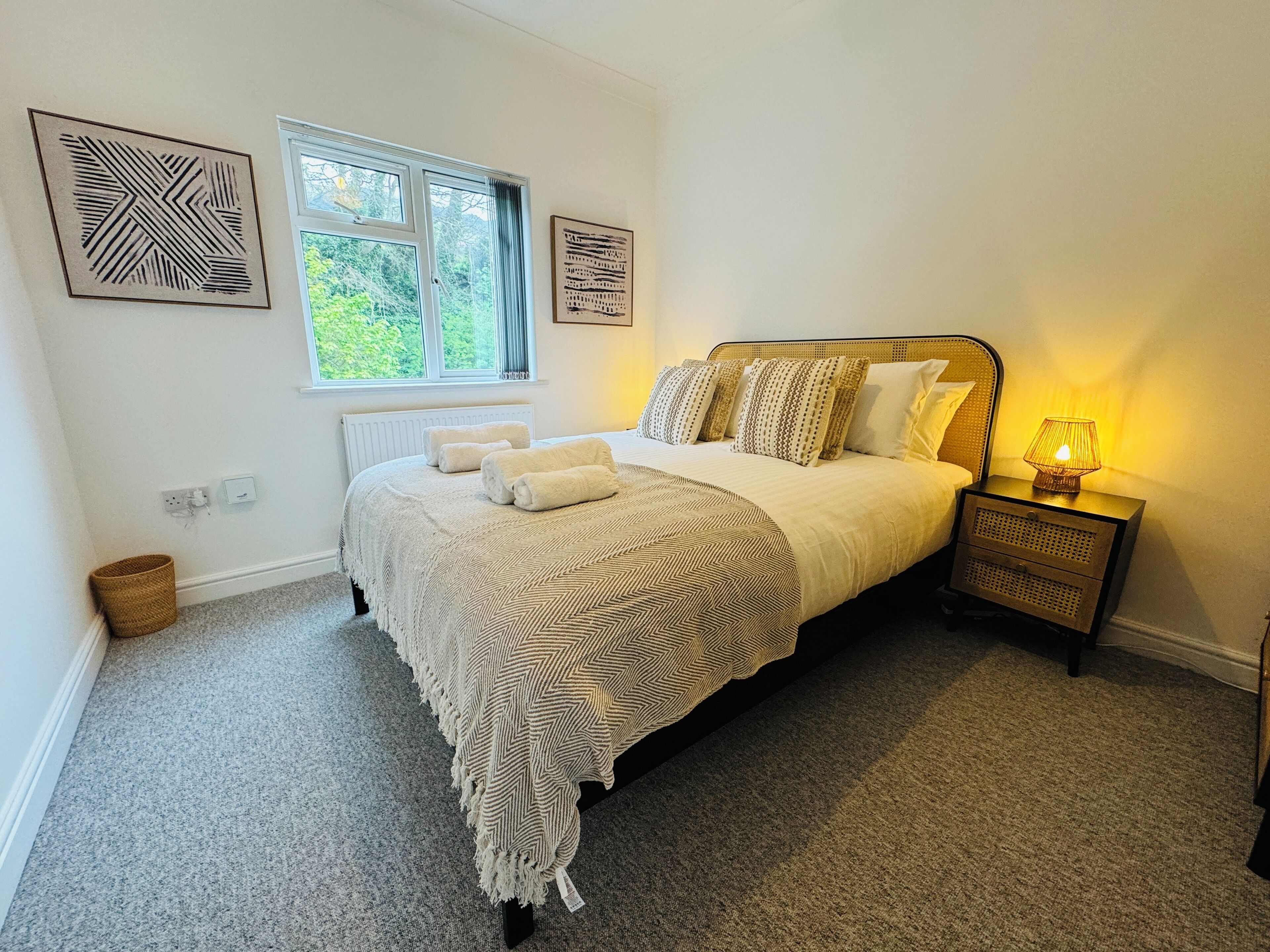 Appartamento Deluxe, 1 camera da letto, balcone, vista giardino | 1 camera, Wi-Fi gratuito, lenzuola