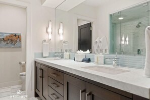 Hair dryer, towels