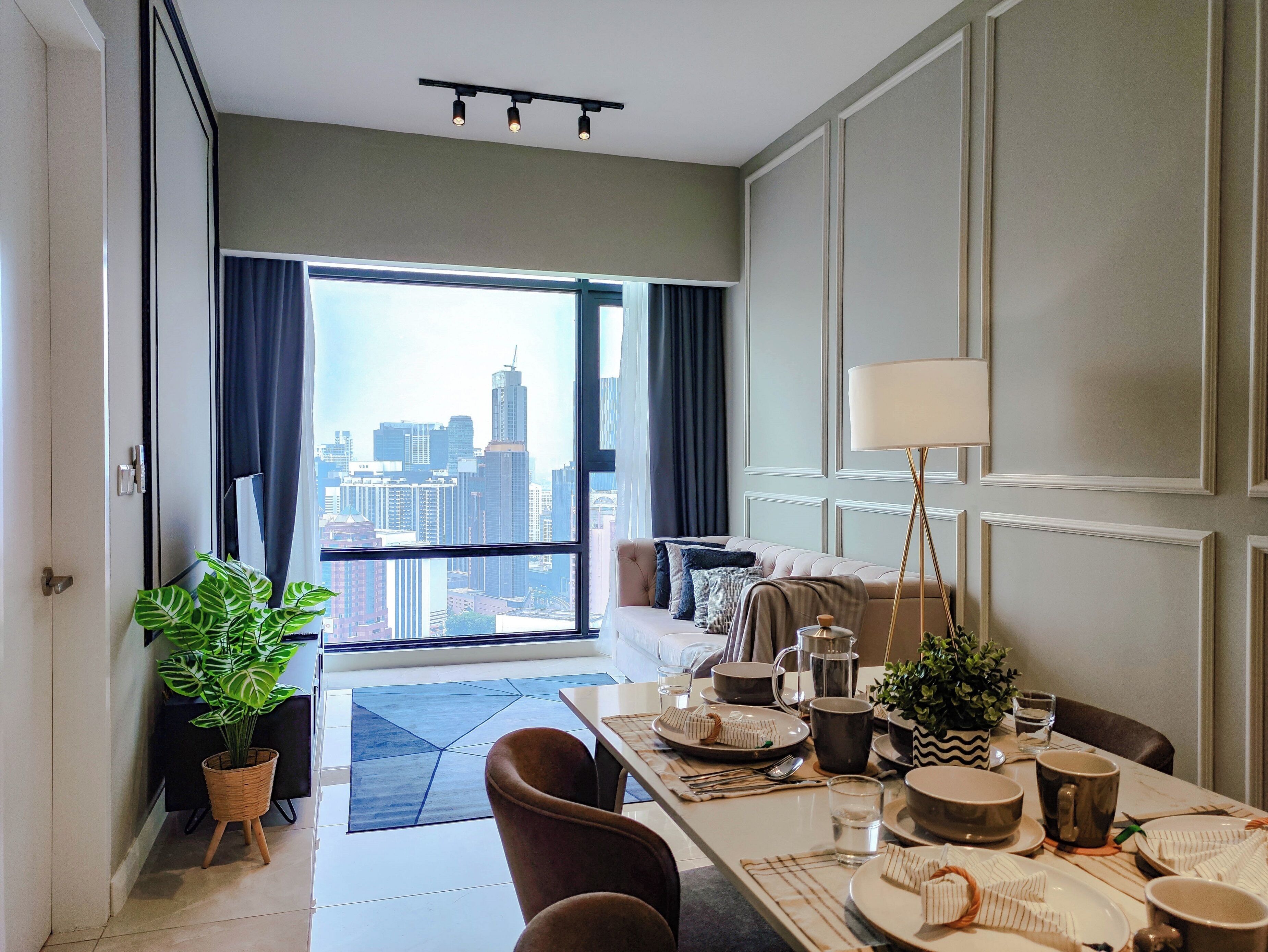 Deluxe Apartment | Living area | 40-inch plasma TV with digital channels