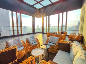 Vistas a la ciudad desde el alojamiento