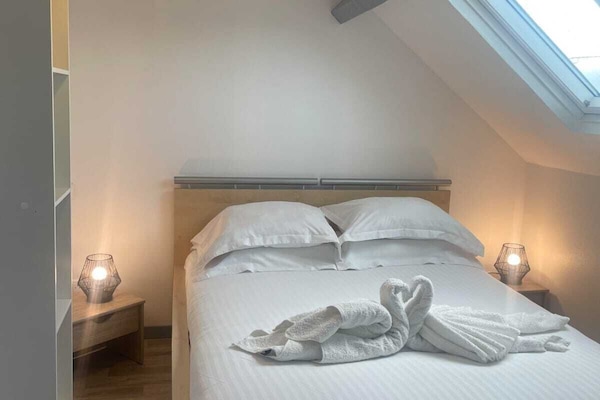 1 chambre, chambres insonorisées, fer et planche à repasser