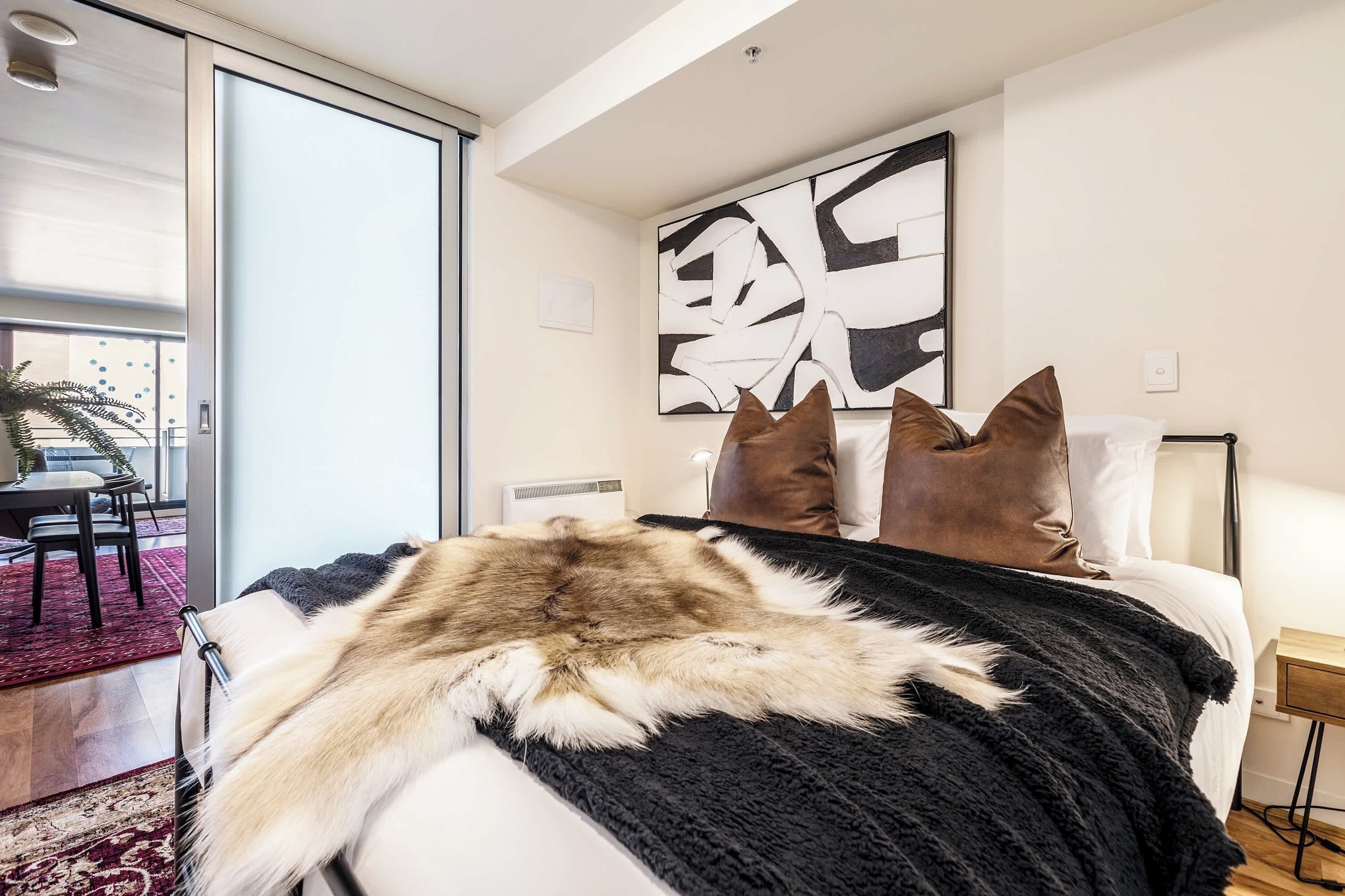 1 間睡房、熨斗/熨衫板、Wi-Fi、床單