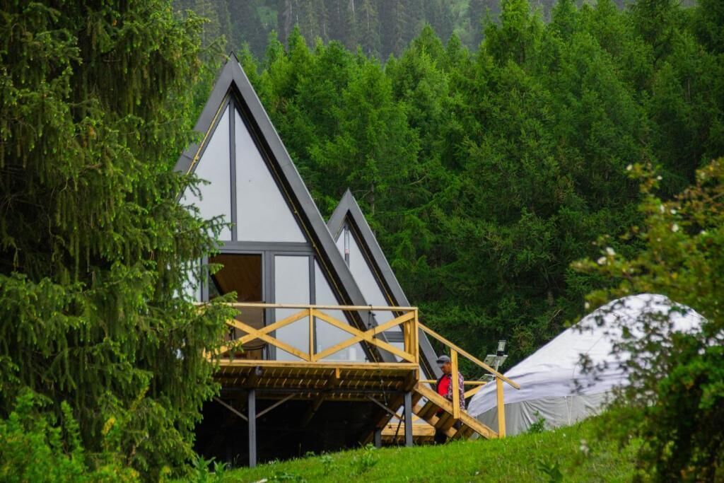 Cabin, Multiple Beds, Mountain View | Laptop workspace, iron/ironing board, free WiFi
