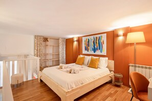 1 غرفة نوم ومكواة/لوح كي وواي فاي وملاءات أسرّة