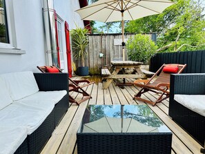 Outdoor dining - Villa, Petit-piquey, 5min. à Pied de la Pointe aux Chevaux (Lège-Cap-Ferret)