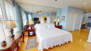 3 多间卧室、熨斗/熨衣板、上网接入、床单