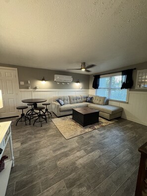 Smart-tv och en stereo