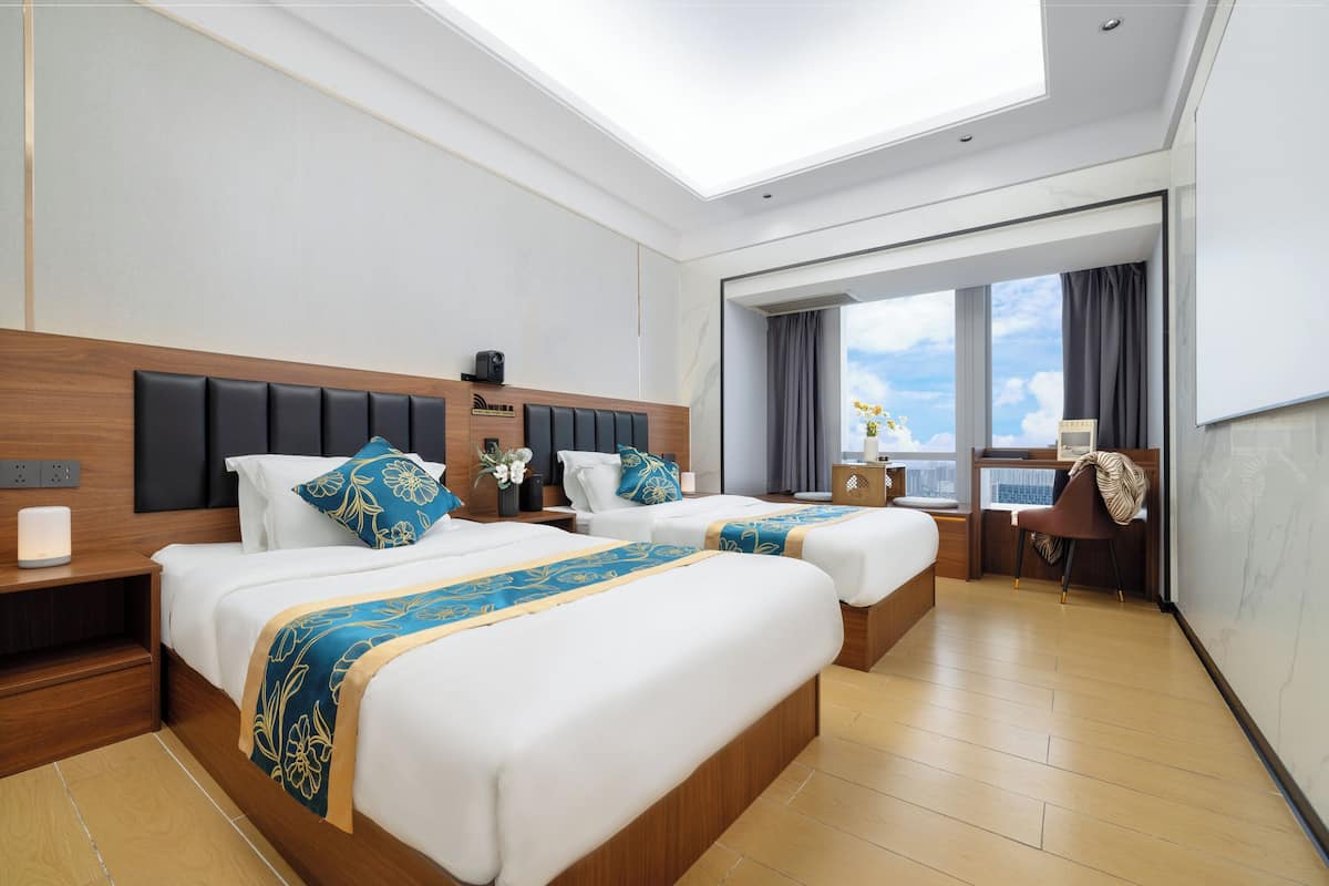 Phòng 2 giường đơn Executive | Bộ đồ giường cao cấp, nệm cao su hoạt tính (memory foam), minibar