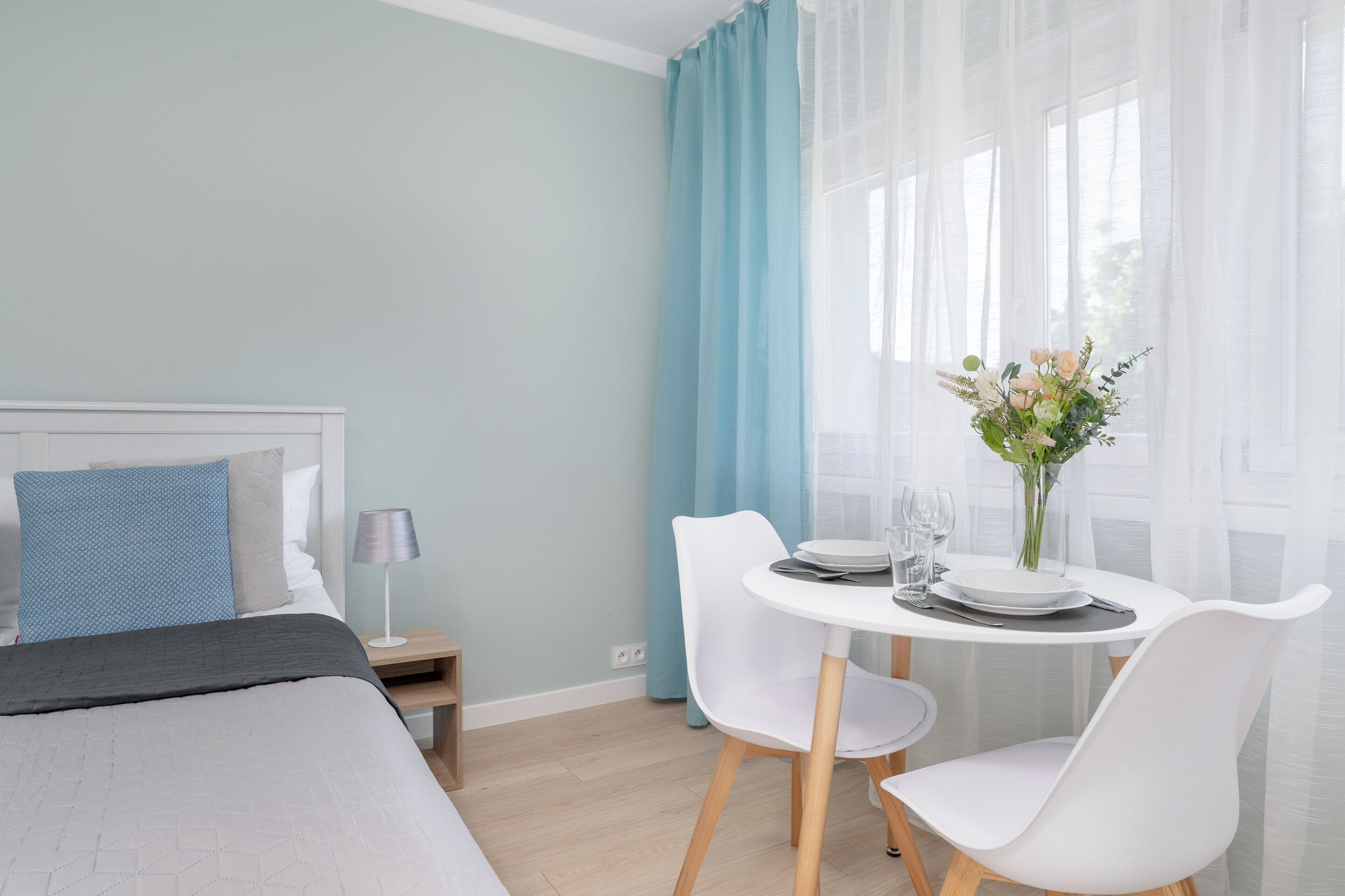 1 غرفة نوم وواي فاي مجانًا وملاءات أسرّة